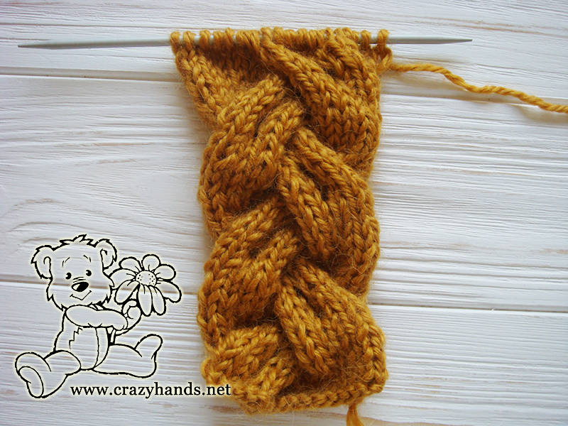 Bulky Braided Knit Headband Pattern · Crazy Hands Knitting