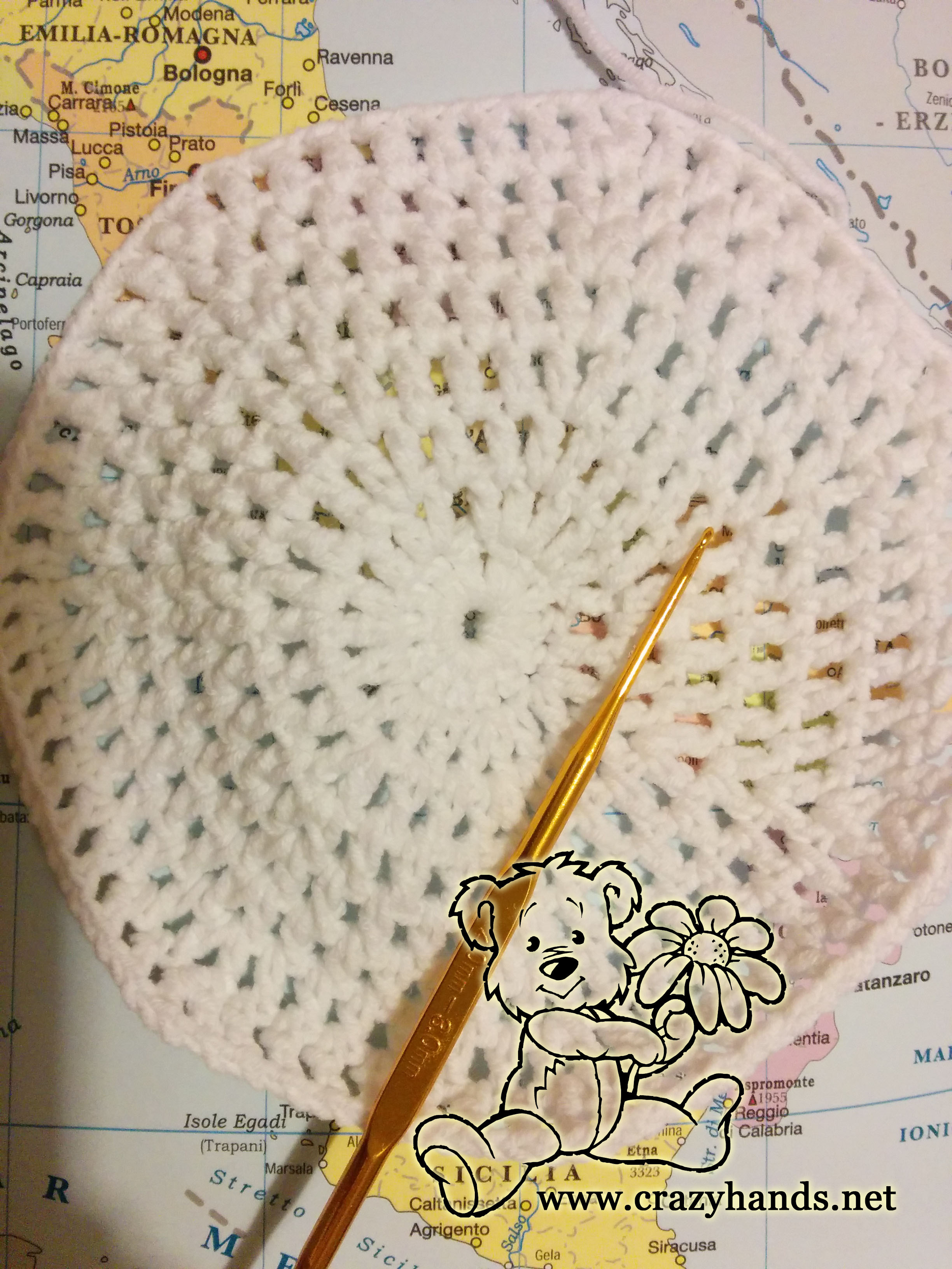 how to crochet baby summer hat cap