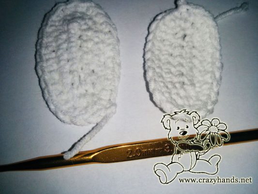 Crochet Bunny Applique Free Pattern · Crazy Hands