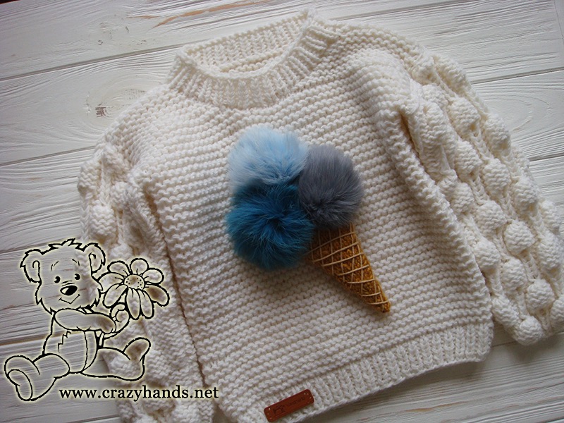 knit ice cream on the oversized knit sweater - photo 4