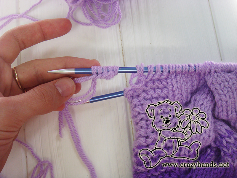 Baby Knit Romper Pattern: Body Knitting - Step 1