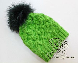 Cable Knit Hat Pattern For Winter Crazy Hands Knitting