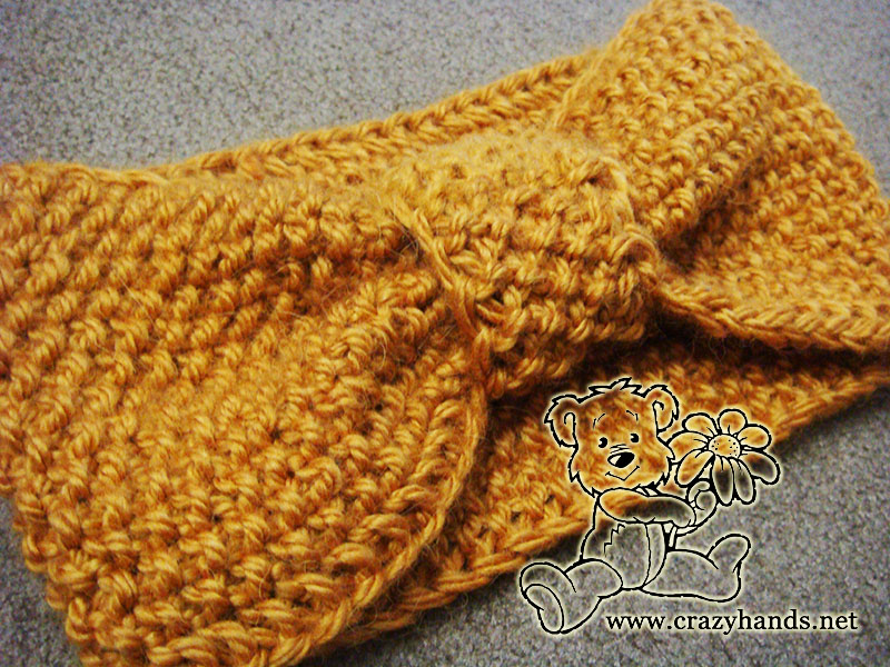 seed stitch knit headband