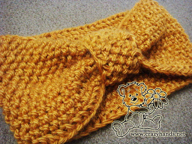 Seed Stitch Knit Headband Free Pattern · Crazy Hands