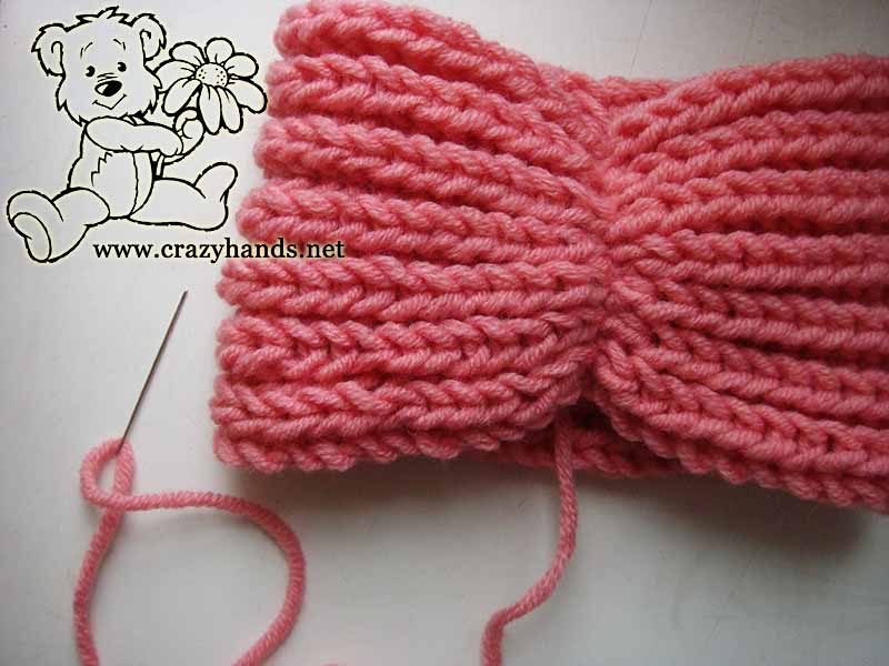 Ribbed 3x2 Knit Stitch Free Pattern · Crazy Hands