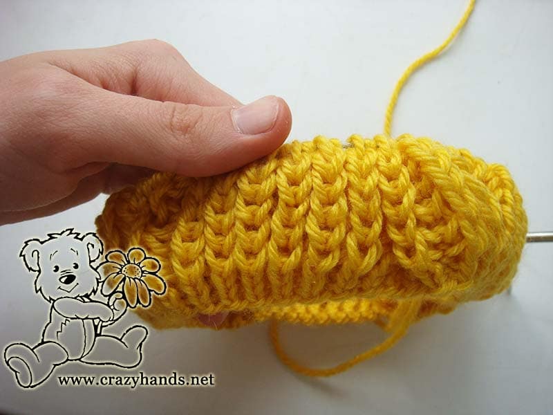 ribbing of the fisherman's cable knit hat