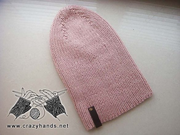 Varigated Ribbed Beanie Pattern Queen Ribbed Knit Beanie Free Pattern · Crazy Hands