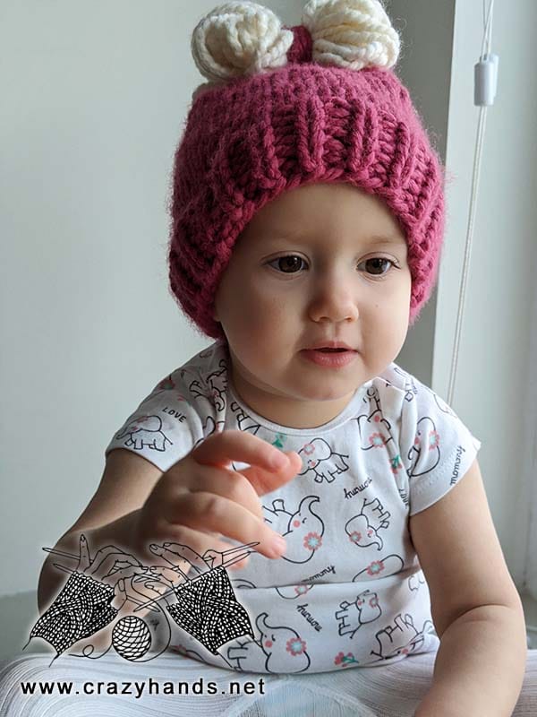 Cute knitted hats store for toddlers