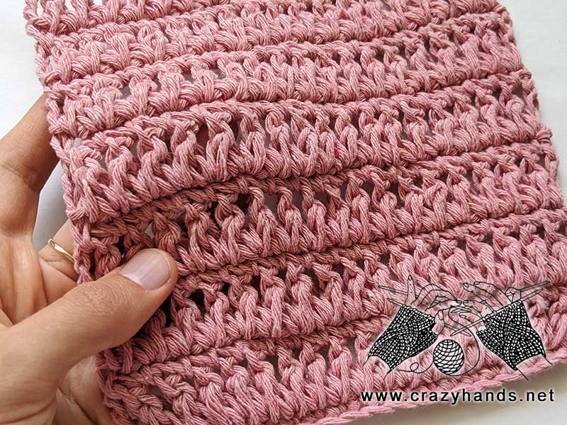 crochet mesh stitch for baby blankets