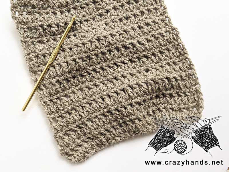 Crochet Mesh Stitch Free Pattern · Crazy Hands