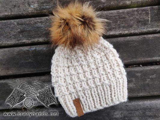 Vortex Super Bulky Knit Hat Free Pattern · Crazy Hands