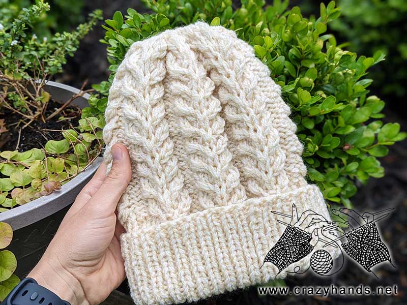 foxglove knit hat