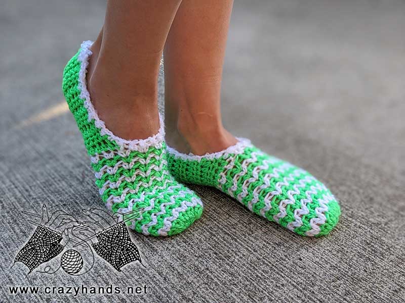 Crochet on sale slipper socks