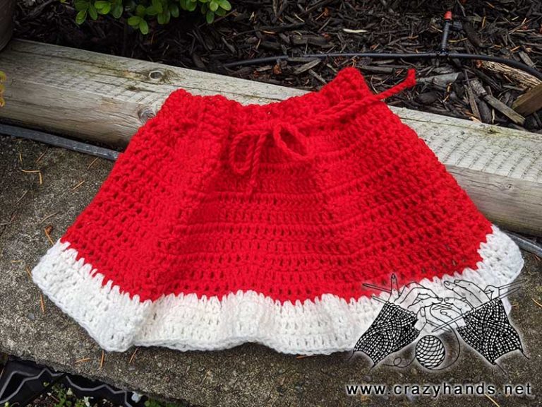 crochet santa tree skirt