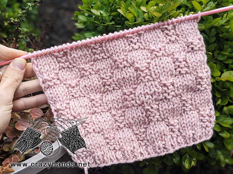 basketweave knit stitch pattern