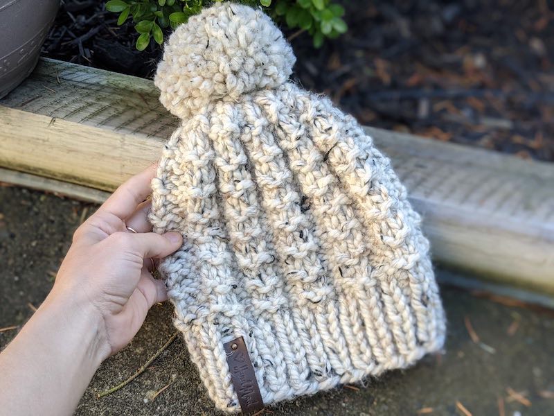 Bumpy Roads Knit Hat Free Pattern · Crazy Hands