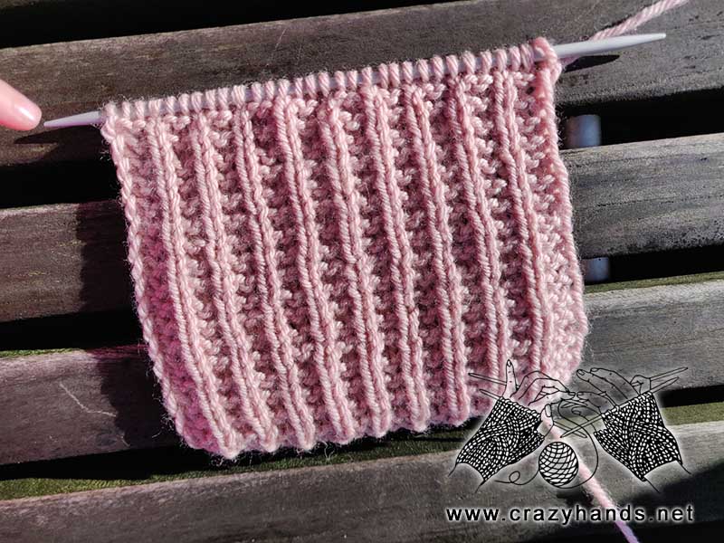 orchard knit stitch for hats and scarves