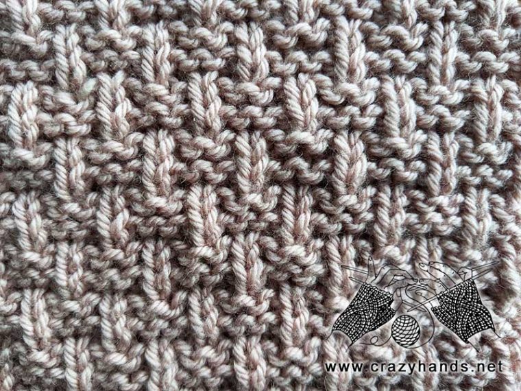 Rebar Knit Stitch Free Pattern · Crazy Hands