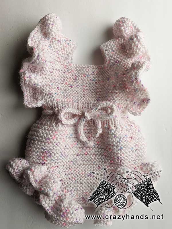 knit baby onesie