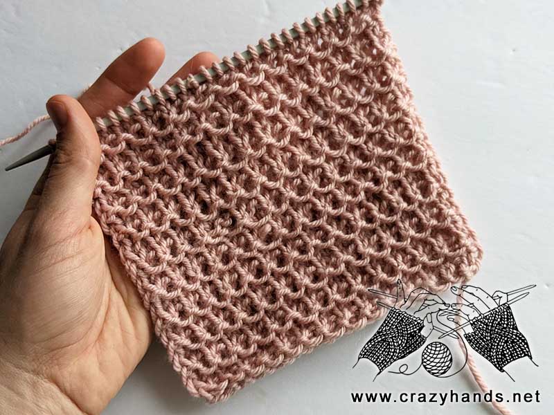 Fuse Knit Stitch Pattern · Crazy Hands