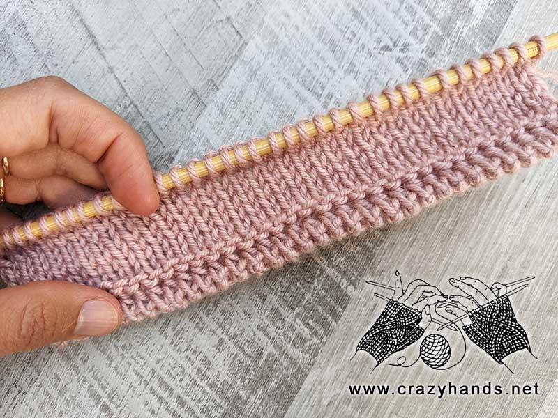 knit border edge pattern for summer items