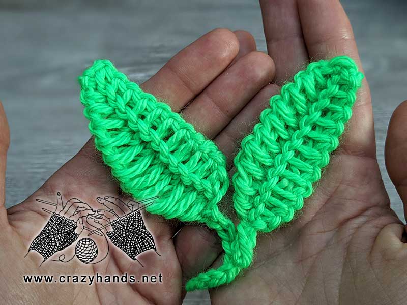 crochet feather pattern