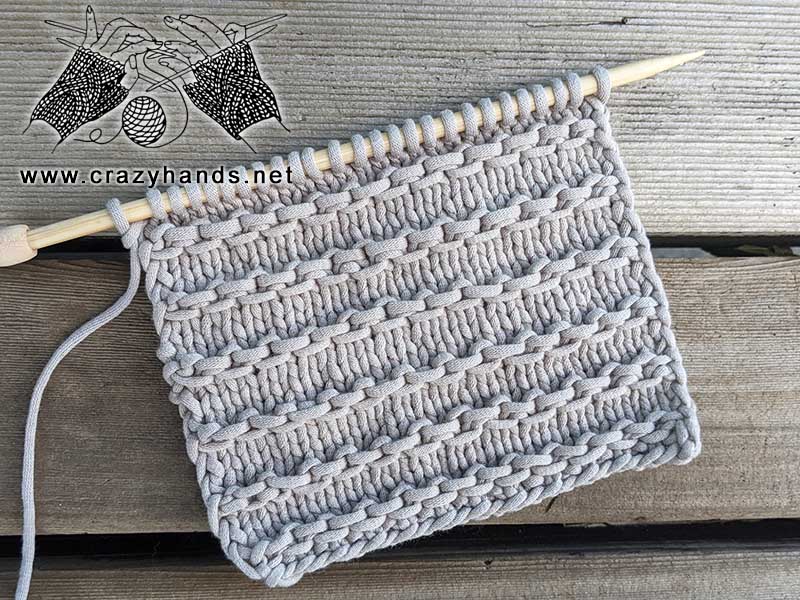chain stitch knitting pattern