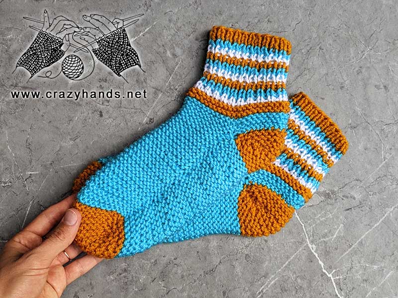 flat knit slipper socks for women