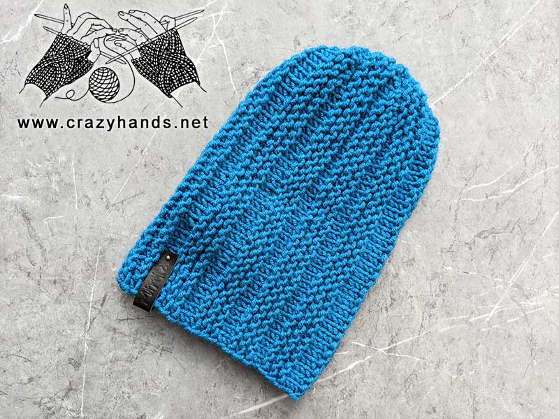 Double Layer Reversible Knit Hat Free Pattern · Crazy Hands