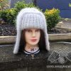 front side of the knit trapper hat - shot on mannequin