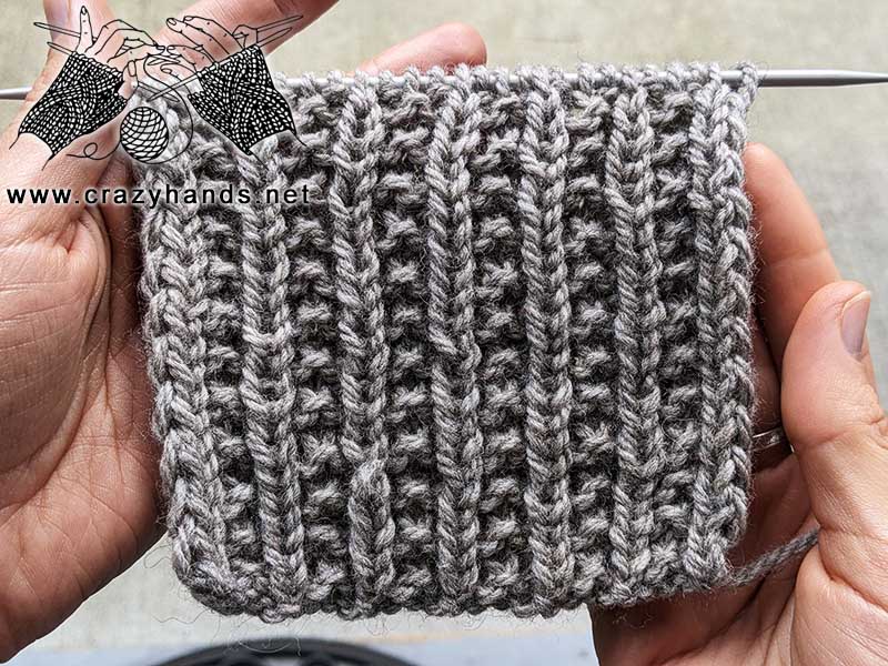 iron knit stitch pattern