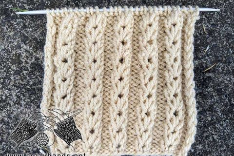 Double Layer Reversible Knit Hat Free Pattern · Crazy Hands