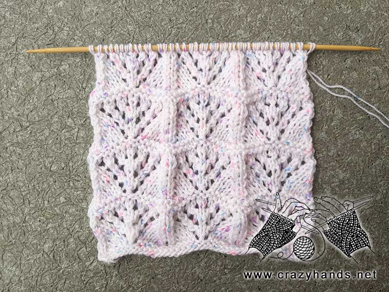 triangles lace knit stitch for baby lace cardigan