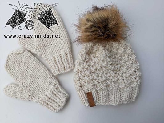 Frosty Chunky Knit Hat Free Pattern · Crazy Hands