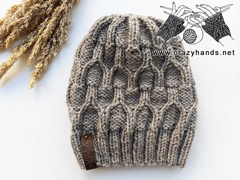 bulky yarn knit hat pattern for men