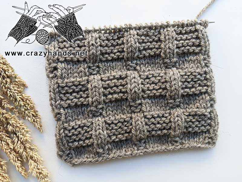 tieback knit stitch pattern