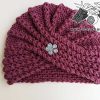 knit twisted turban hat