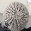 shaping the crown of knit unisex winter hat