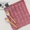 8 by 8 inches kitchen towel knitting pattern