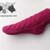 seamless knit lace socks for women