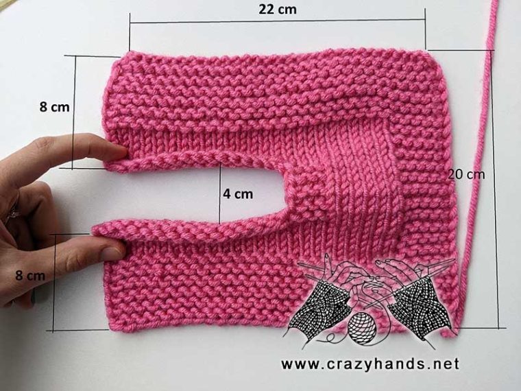 Free Flat Knit Two-Needles Slippers Pattern · Crazy Hands