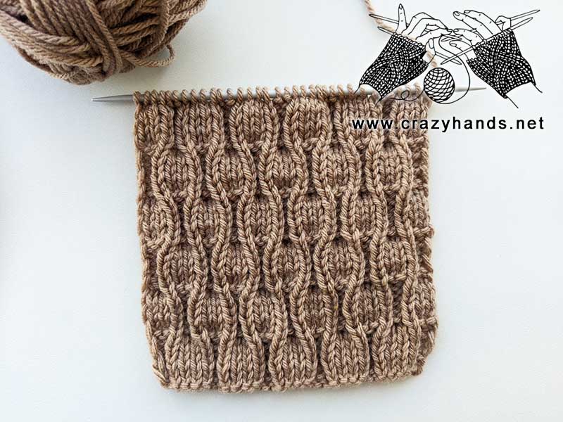 petiole knit stitch for beginners