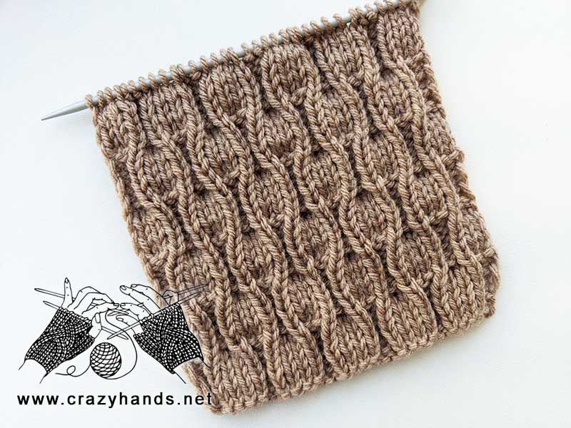 petiole knit stitch pattern