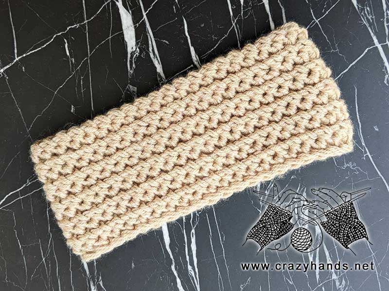 Free Knit One Row Headband Pattern · Crazy Hands