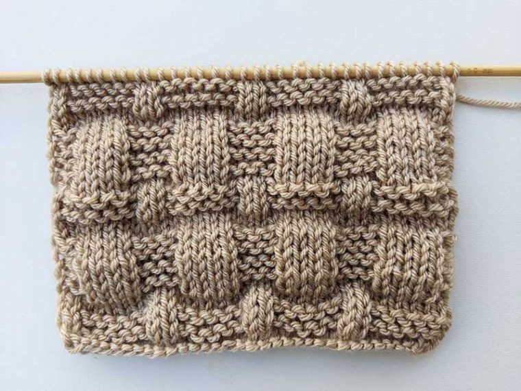 Free Twining Knit Stitch Pattern · Crazy Hands
