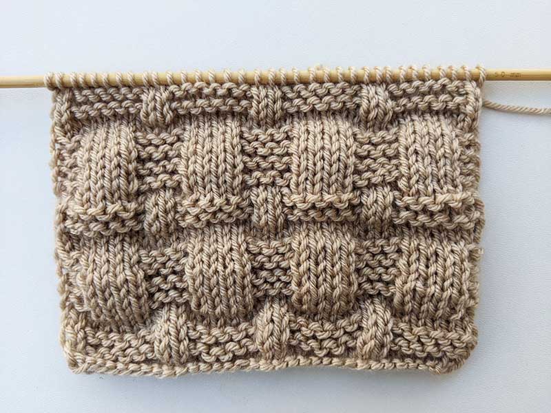 twining knit stitch