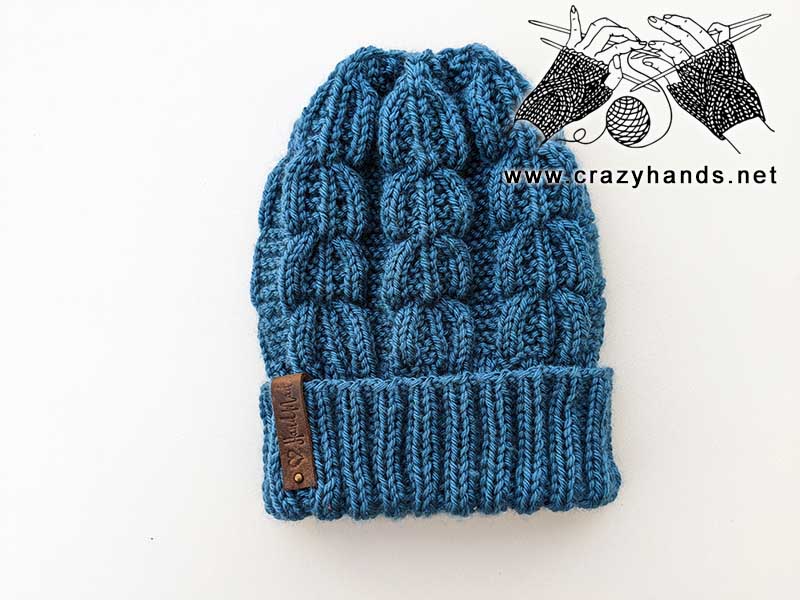 knit unisex willow hat for men and women