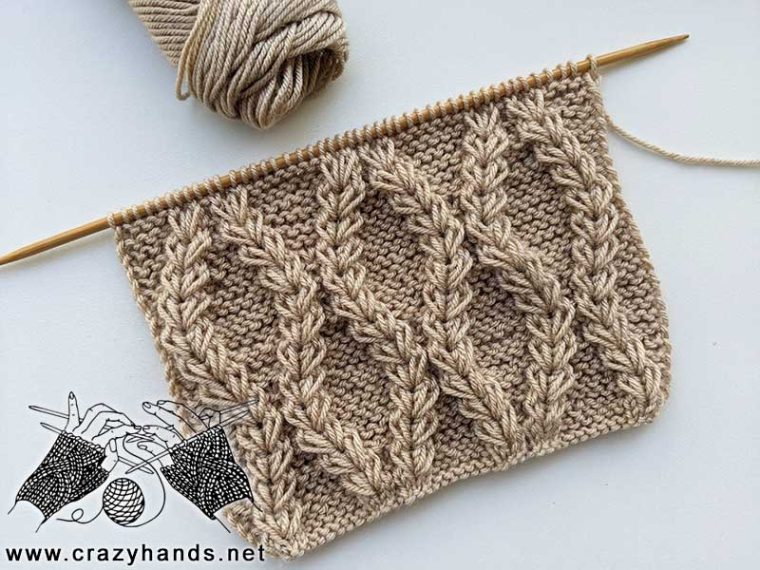 Free Waves Knit Stitch Pattern · Crazy Hands