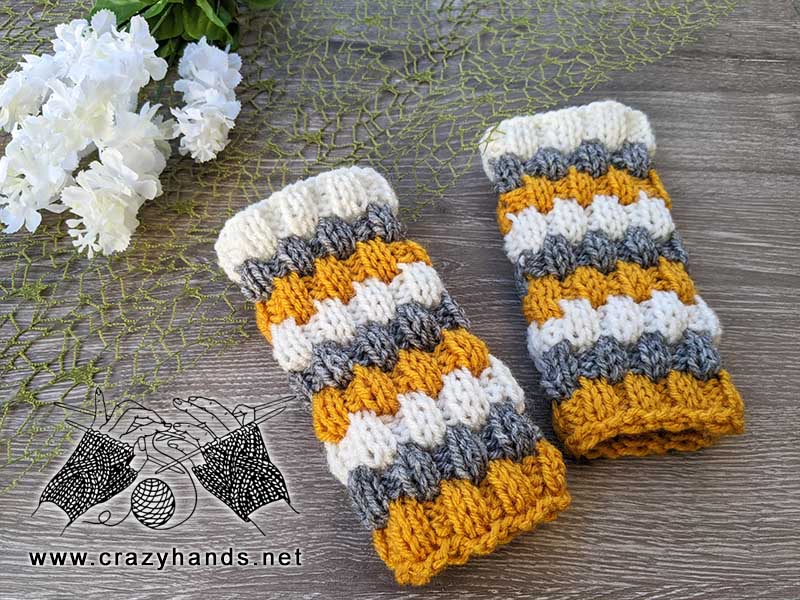 baby knit leg warmers pattern