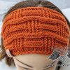 broadway men's knit headband on the mannequin - top view